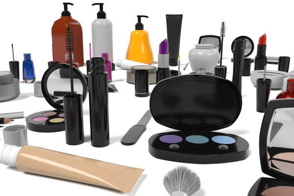 3d rendering of cosmetics set — Stock Photo, Image