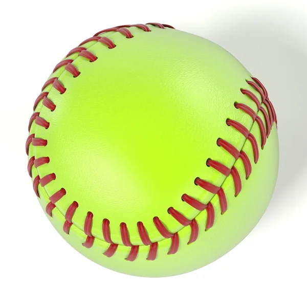 3D-renderingar av softball bollen — Stockfoto