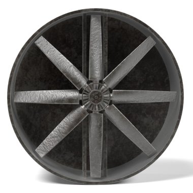 3D render büyük fan