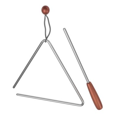 üçgen enstrümanın 3D render