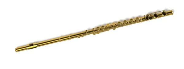 3D renderings van fluit (muziekinstrument) — Stockfoto