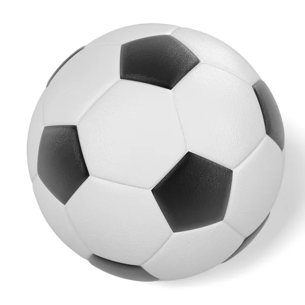 3D визуализация футбольного мяча — стоковое фото