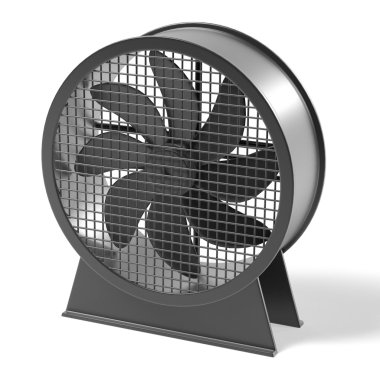 3D render büyük fan