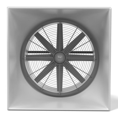3D render büyük fan
