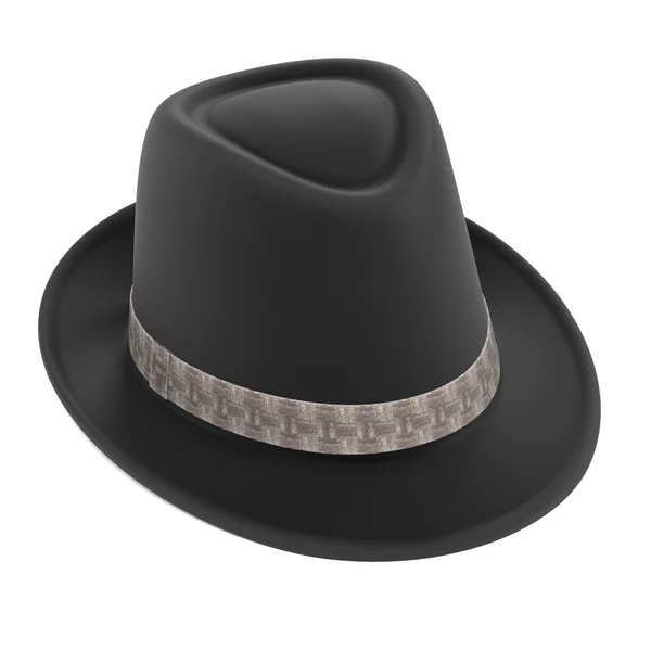 Rendering 3D di cappello fedora — Foto Stock