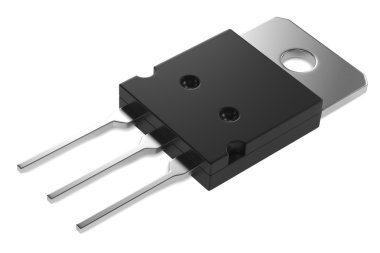 transistör bölümünün 3D render