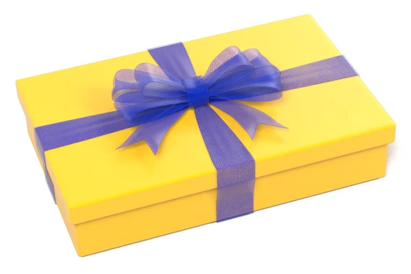 3d renderings of gift with ribbon — Stock Photo, Image