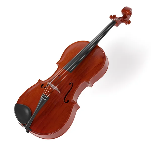 Rendering 3d di strumento musicale viola — Foto Stock