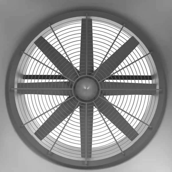 3D vizualizace velkých ventilátor — Stock fotografie