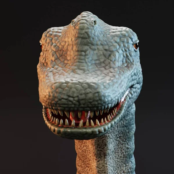 Renderização Realista Dinossauro Braquiossauro — Fotografia de Stock