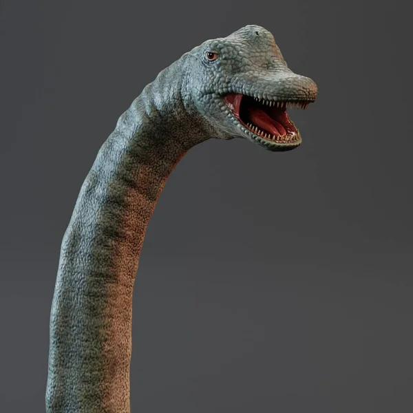 Realistische Render Van Brachiosaurus Dinosaurus — Stockfoto