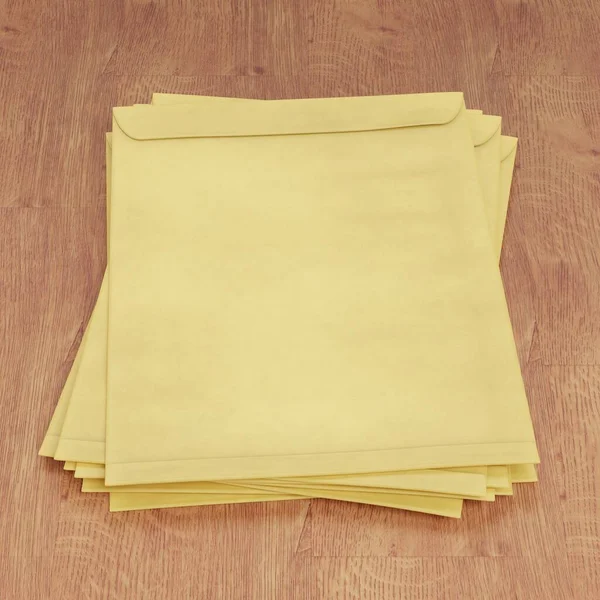 Realistic Render Paper Envelope — Stock Photo, Image