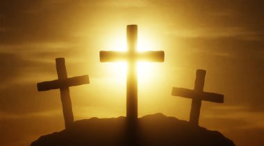 Golgotha Dağı 'nın 3 boyutlu gerçekçi canlandırması