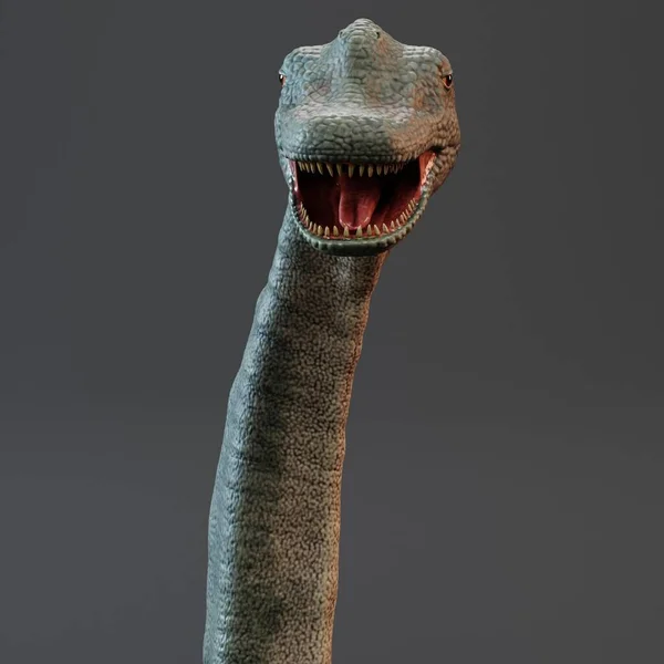 Realistický Render Brachiosaurus Dinosaur — Stock fotografie