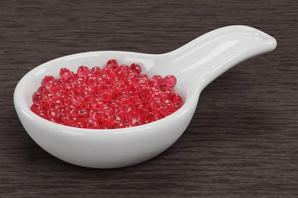 Renderização Realista Caviar Vermelho — Fotografia de Stock