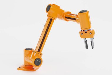 Robotik Kolun Gerçekçi 3B Çizimi