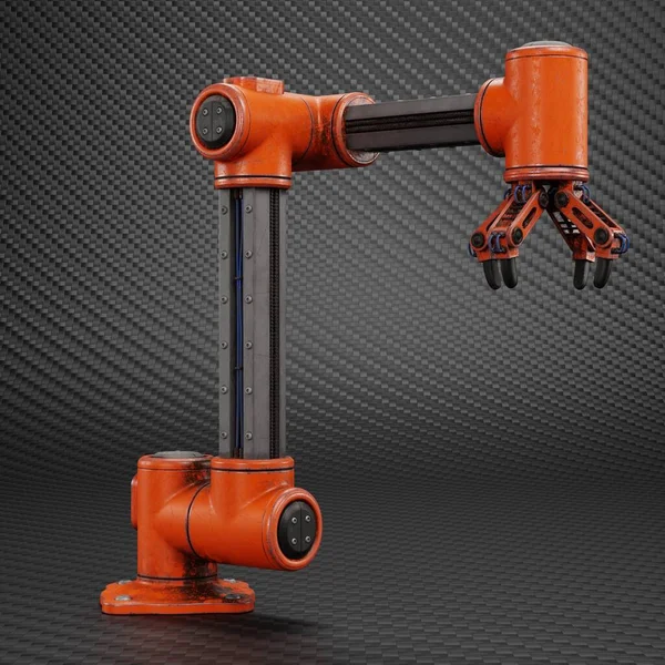 Realistyczne Render Robotic Arm — Zdjęcie stockowe