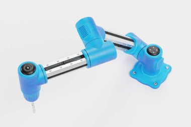 Robotik Kolun Gerçekçi 3B Çizimi