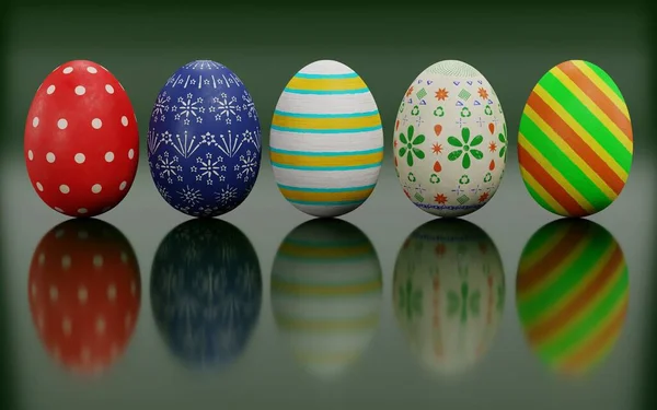 Realistic Render Easter Eggs — Photo