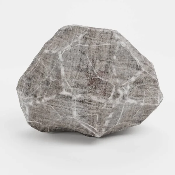 Realistický Render Rock Stone — Stock fotografie