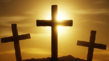 Golgotha Dağı 'nın 3 boyutlu gerçekçi canlandırması