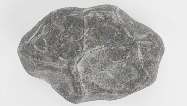 Realistický Render Rock Stone — Stock fotografie