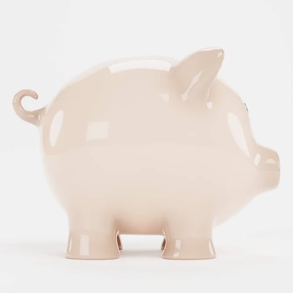Realistische Render Piggy Bank — Stockfoto