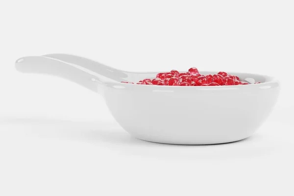 Renderização Realista Caviar Vermelho — Fotografia de Stock