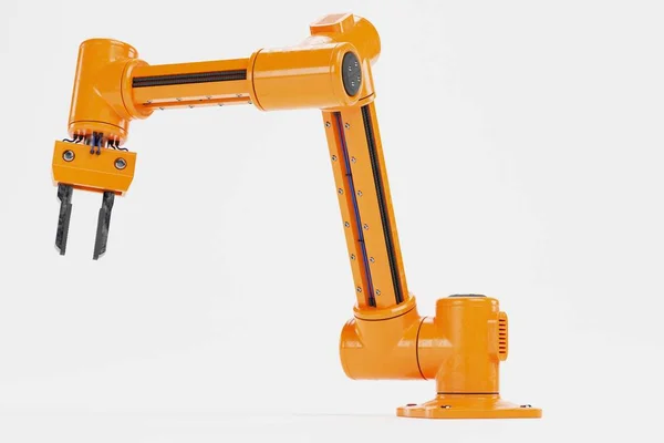 Realistische Render Van Robotic Arm — Stockfoto