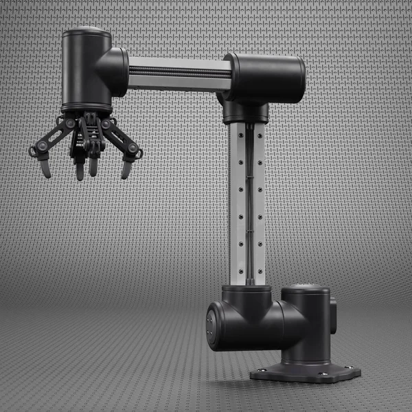 Realistische Render Van Robotic Arm — Stockfoto