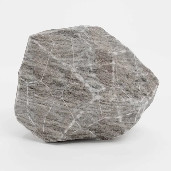 Realistický Render Rock Stone — Stock fotografie