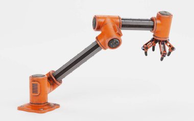 Robotik Kolun Gerçekçi 3B Çizimi