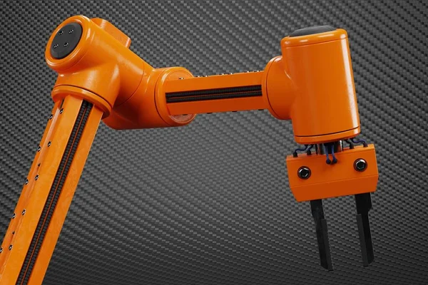 Realistische Render Van Robotic Arm — Stockfoto