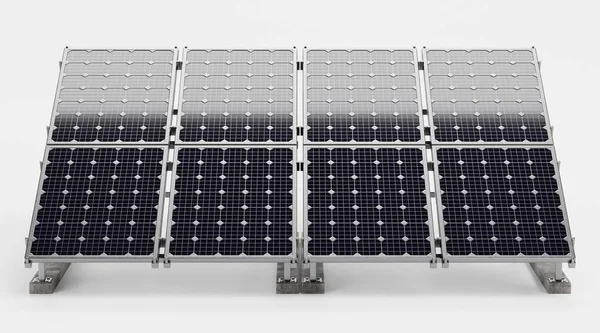 Realistische Render Solar Panel — Stockfoto