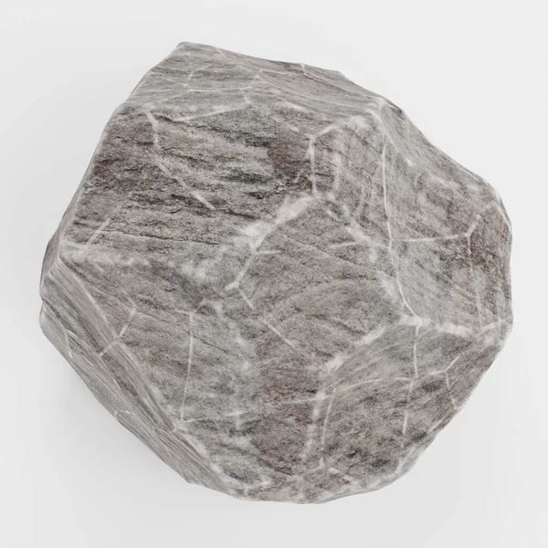 Realistický Render Rock Stone — Stock fotografie