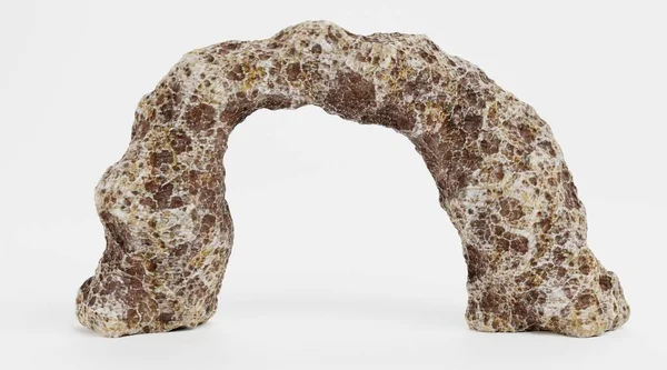 石の現実的な3Dレンダリング — ストック写真