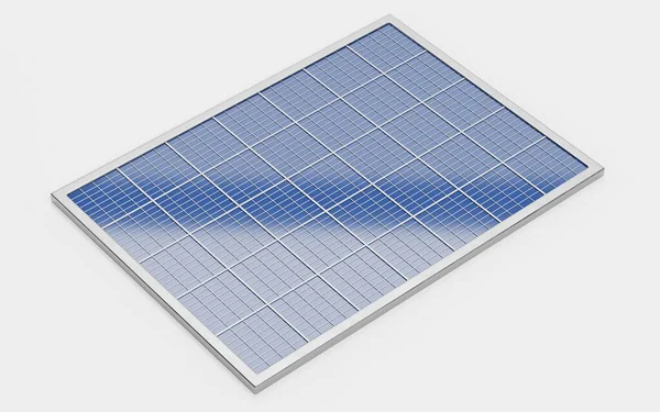 Realistic Render Solar Panel — Stock Photo, Image