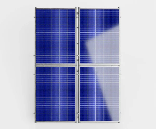 Realistic Render Solar Panel — Stock Photo, Image