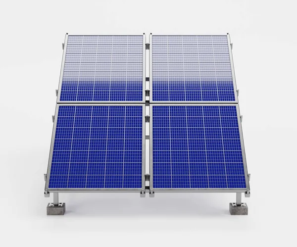 Realistic Render Solar Panel — Stock Photo, Image