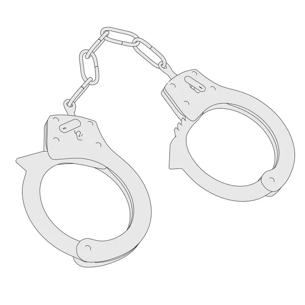 Руки наручники — стоковое фото