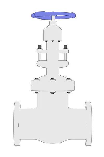 Industriell valve — Stockfoto