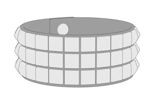 朋克手镯 — 图库照片