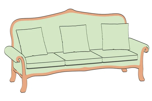 Old sofa — Stock Photo, Image