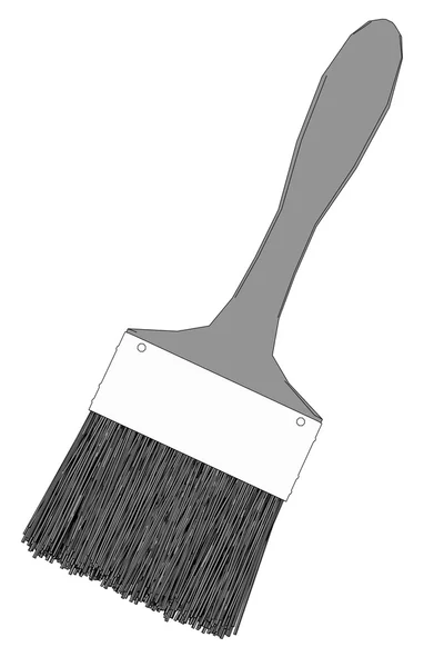 Brosse à peinture — Photo