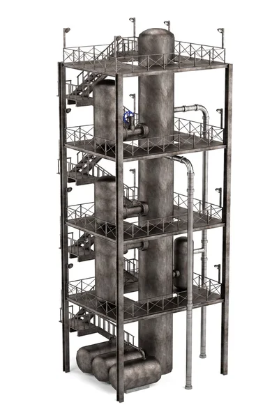 Industrial building - hydrotreater — Stock Photo, Image