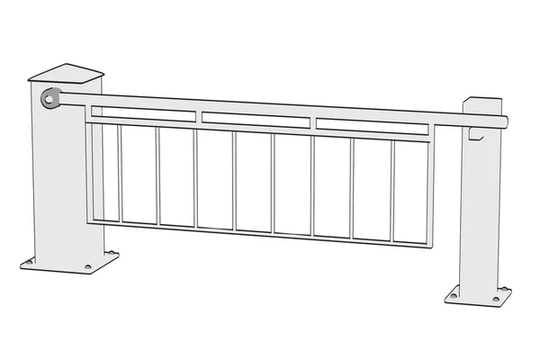 Puerta del boom — Foto de Stock