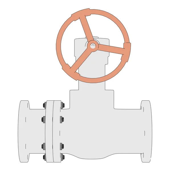 Industriell valve — Stockfoto