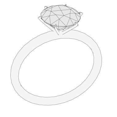 görüntü bir yüzük