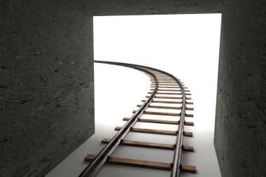 demiryolu parça ve tünel