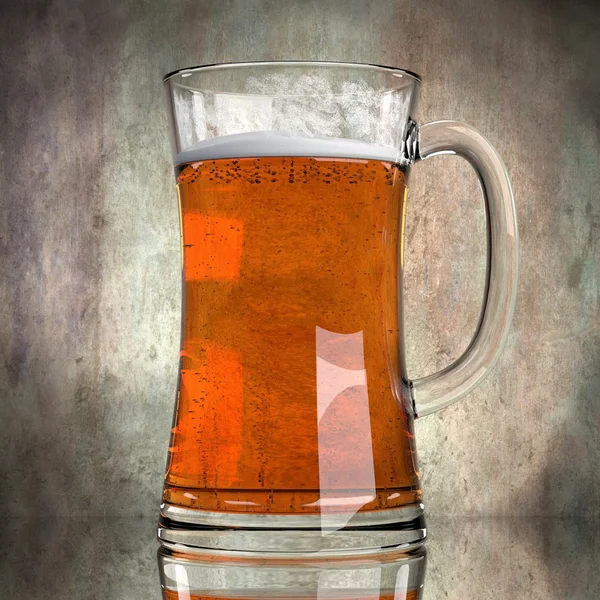 Bier im Glas — Stockfoto